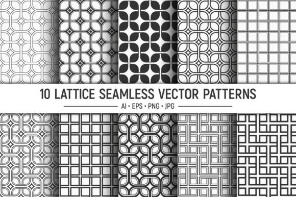 10 Decorative Seamless Vector Patterns