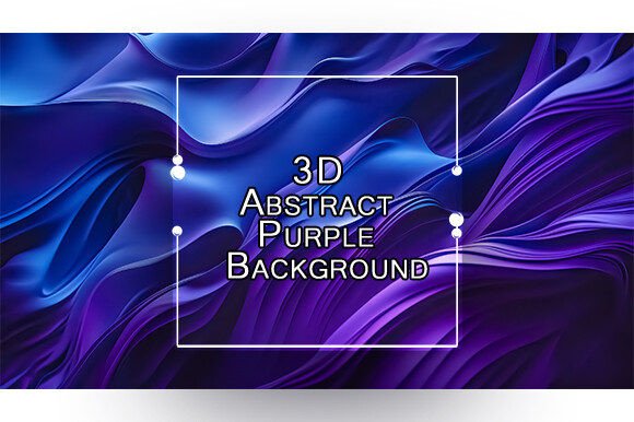 3D Abstract Purple Background