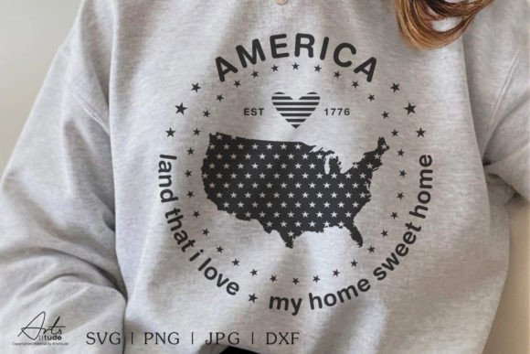4th of July SVG, America T-shirt Design