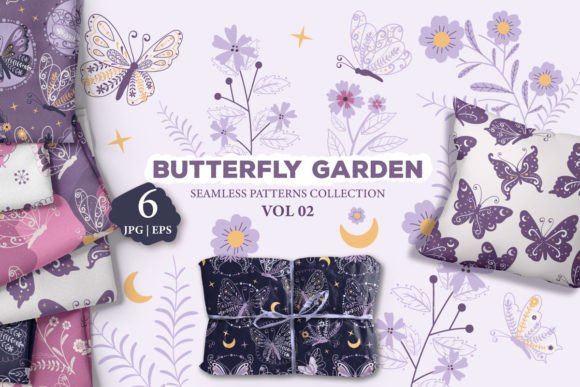 Beautiful Butterfly Garden Patterns II for Creatives
