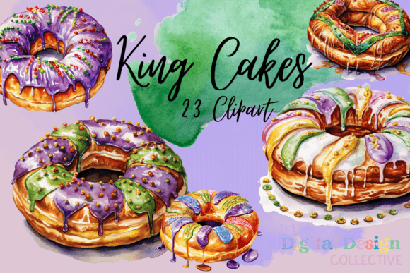 Watercolor Mardi Gras King Cake Clipart: The Ultimate Guide to Festive Digital Design